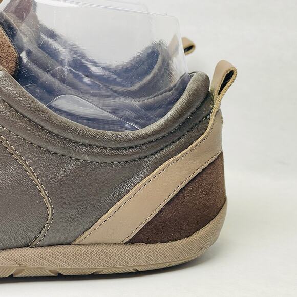 Vionic 555 Willa Sneakers Womens Sz 7 Brown Leather Lace Up Orthaheel Technology - Picture 2 of 11